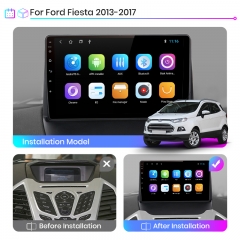 Junsun V1pro AI Voice 2 din Android Auto Radio for Ford fiesta 2013-2017 Car Radio Multimedia GPS Track Carplay 2din