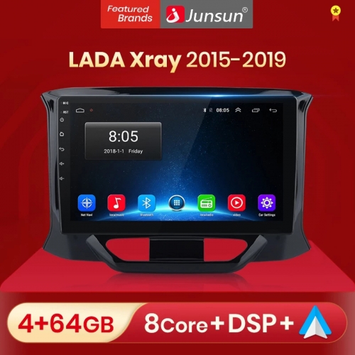 Junsun V1pro AI Voice 2 din Android Auto Radio for Lada Xray 2015-2019 Car Radio Multimedia GPS Track Carplay 2din