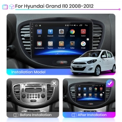 Junsun V1pro AI Voice 2 din Android Auto Radio For H-yundai Grand i10 2008-2012 Carplay 4G Car Multimedia Player GPS autoradio