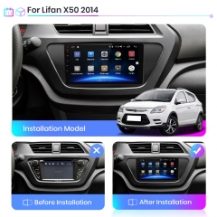 Junsun V1pro AI Voice 2 din Android Auto Radio for Lifan X50 2015-2019 2016 Carplay 4G Car Multimedia GPS DSP 2din autoradio