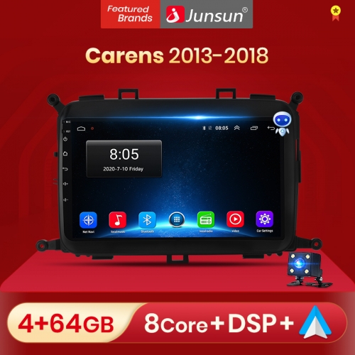 Junsun V1pro AI Voice 4G Carplay Android Auto Multimedia Player For Kia Carens 2013-2018 2din Car Radio GPS autoradio bluetooth