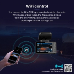 Junsun S595 4K Dash Cam Gesture Photo WiFi Car Camera 3840*2160P 30FPS Ultra HD DVR Video Recorder GPS Tracker Dashcam