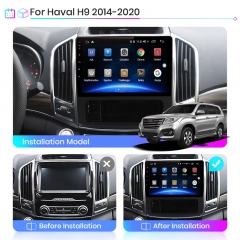 Junsun V1pro AI Voice 2 din Android Auto Radio For GREAT WALL Haval H9 2014-2020 Carplay 4G Car Multimedia Player GPS autoradio
