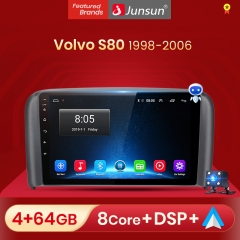 Junsun V1pro AI Voice For Volvo S80 1998 - 2006 car radio 2 din android Auto Multimedia GPS Track Carplay 2din DVD