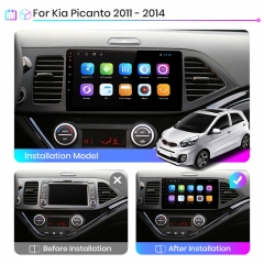 Junsun V1pro AI Voice For Kia Picanto 2011 - 2014 car radio 2 din android Auto Multimedia GPS Track Carplay 2din DVD