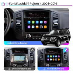Junsun V1pro AI Voice For M itsubishi Pajero 4 2006 - 2014 car radio 2 din android Auto Multimedia GPS Track Carplay 2din DVD
