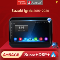 Junsun V1 pro Android 10 For S uzuki Ignis 2016 - 2020 Car Radio Multimedia Video Players Android Auto CarPlay 2 din dvd