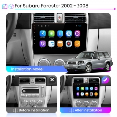 Junsun V1 pro Android 10 For Subaru Forester SG 2002 - 2008 Car Radio Multimedia Video Players Android Auto CarPlay 2 din dvd