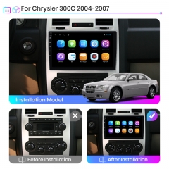 Junsun V1pro AI Voice For C hrysler 300C 2004 - 2007 car radio 2 din android Auto Multimedia GPS Track Carplay 2din DVD