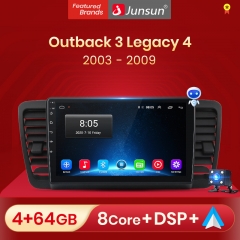 Junsun V1 Android 10 For Subaru Outback 3 L egacy 4 2003 - 2009 Car Radio Multimedia Video Players Android Auto CarPlay 2 din dvd