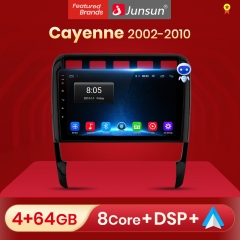 Junsun V1pro AI Voice Android Auto Radio for P-orsche Cayenne 1 9PA 2002-2010 Carplay 4G Car Multimedia GPS 2din autoradio