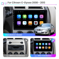 Junsun V1 Android 10 For C itroen C-Elysee C Elysee 2008 - 2013 Car Radio Multimedia Video Players Android Auto CarPlay 2 din dvd