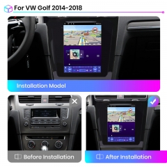 Junsun For Tesla Style Android Auto 4G Wireless Carplay DSP Car Radio Multimedia For Volkswagen Golf 7 2014-2018 GPS no 2din