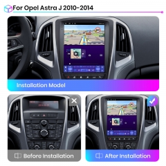 Junsun For Tesla Style Android Auto 4G Wireless Carplay DSP Car Radio Multimedia Player For Opel ASTRA J 2009-2013 no 2din