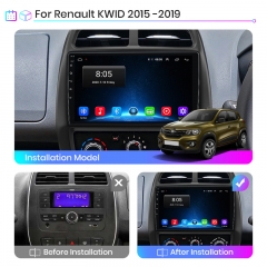 Junsun V1 pro Android 10 For R enault KWID 2015 - 2019 Car Radio Multimedia Video Players Android Auto CarPlay 2 din dvd