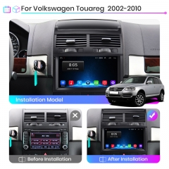 Junsun V1 pro AI Voice 2 din Android Auto Radio for Volkswagen Touareg 2002-2010 Car Radio Multimedia GPS Track Carplay 2din dvd
