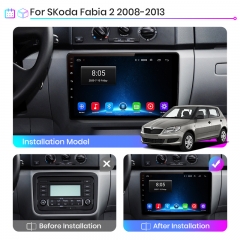 Junsun V1 pro AI Voice 2 din Android Auto Radio for Skoda Fabia 2008 - 2013 Car Radio Multimedia GPS Track Carplay 2din dvd