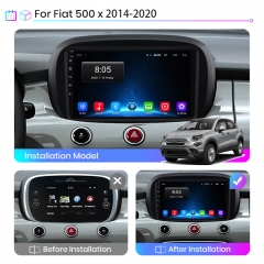 Junsun V1 pro AI Voice 2 din Android Auto Radio for Fiat 500X 2014 - 2020 Car Radio Multimedia GPS Track Carplay 2din dvd