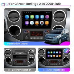 Junsun V1pro AI Voice 2 din Android Auto Radio for C itroen Berlingo B9 2008-2019 Car Radio Multimedia GPS Track Carplay 2din dvd