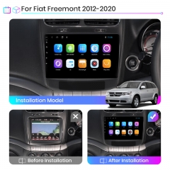 Junsun V1 pro AI Voice 2 din Android Auto Radio for Fiat Freemont 2012-2020 Car Radio Multimedia GPS Track Carplay 2din dvd