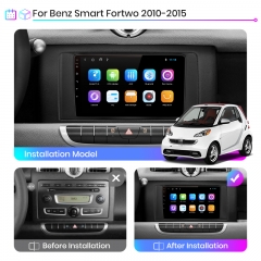 Junsun V1 pro 2 din Android Auto Radio for Mercedes Benz Smart Fortwo 2010-2015 Car Radio Multimedia GPS Track Carplay 2din dvd