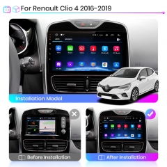 Junsun V1 pro AI Voice 2 din Android Auto Radio for R-enault Clio 4 2016-2019 Car Radio Multimedia GPS Track Carplay 2din dvd