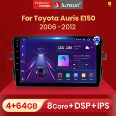 Junsun V1pro AI Voice 2 din Android Auto Radio For T-oyota Auris E150 2006 -2012 Carplay Car Multimedia GPS 2din autoradio