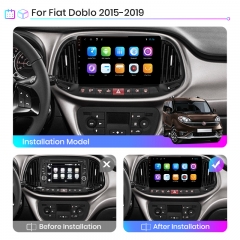 Junsun V1 pro AI Voice 2 din Android Auto Radio for Fiat Doblo 2015 - 2019 Car Radio Multimedia GPS Track Carplay 2din dvd