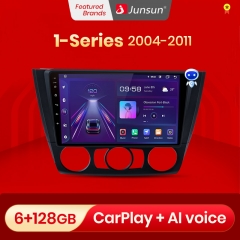 Junsun Android 10 Car Radio Multimedia Player For BMW 1-Series 1 Series E88 E82 E81 E87 2004-2011 Navigation stereo GPS no 2din