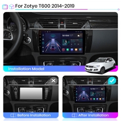 Junsun V1 Pro 8G+128G For Zotye T600 2014 - 2019 Android Car Radio Car video players CarPlay Android Auto GPS No 2 din 2din DVD