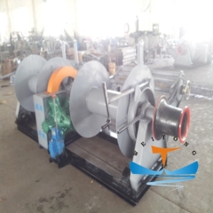 Diesel Double Drum Mooring Winch