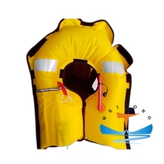 Yellow Auto Inflatable Life Jacket with Safety Harness CCS/CE