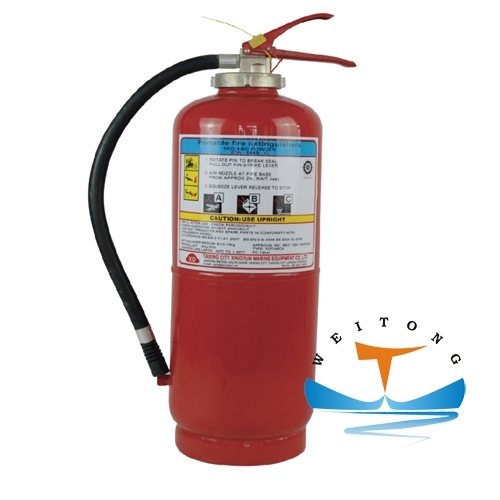 Dry Powder Fire Extinguisher with Propellant Gas Cartridge