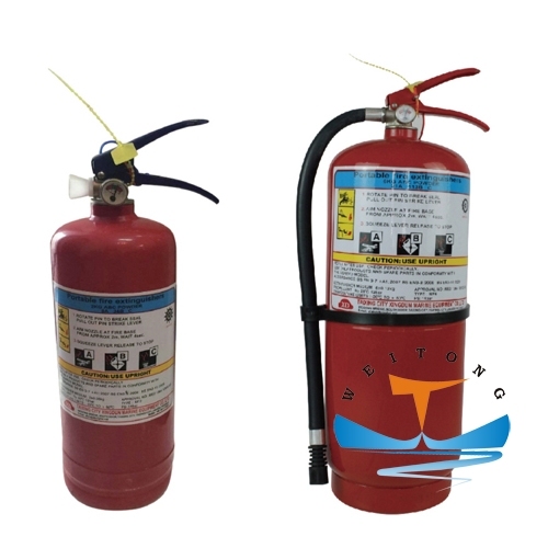 Powder Fire Extinguisher with Propellant Gas Cartridge