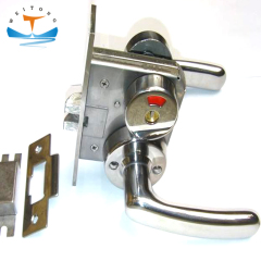 IMPA 490113 Marine Door Cylinder Mortise Lock with Lever Handles