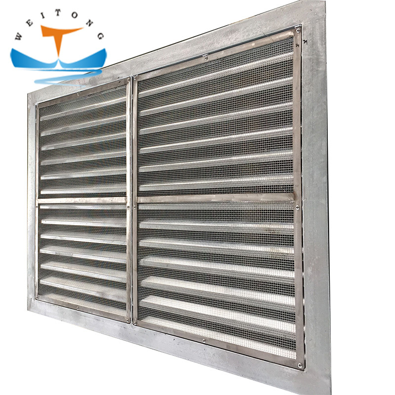 CCS Marine Custom Quick Acting Watertight Louvers For Ship