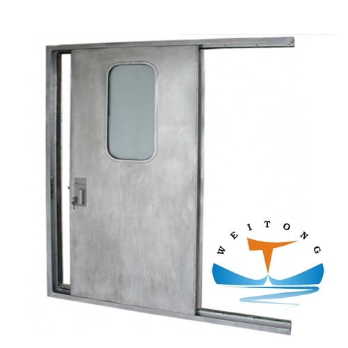 Fireproof Aluminum Wheelhouse Marine Cabin Sliding Door with Window