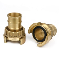 IMPA 330864 DN65 Brass Material Norwegian Type Hose Couplings