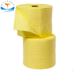 Hazardous Yellow Chemical Oil Absorbent Roll