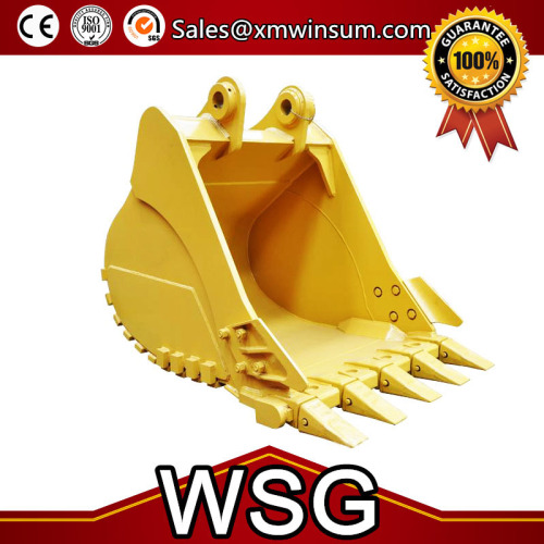 Kobelco SK360 Excavator Parts Heavy Duty Bucket Type With Teeth