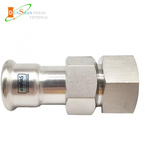 DS Stainless steel M Press Adapter Union Nut With Female Thread