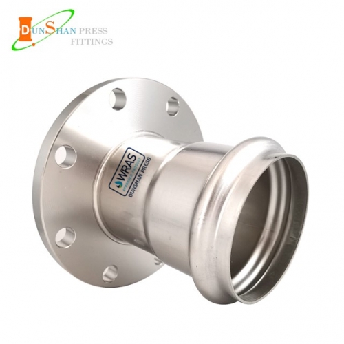 DS Stainless Steel V Pess Flange Adapter