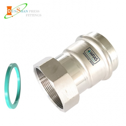 DS Stainless Steel V Pess Union Adapter