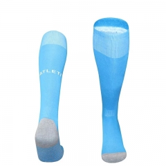 25-26 Olympique de Marseille 2nd Away Light Blue Thailand Soccer Socks