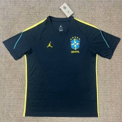 (S-4XL) 2026-2027 Brazil Black Thailand Training Soccer Jersey AAA-2315