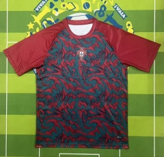 (s-4xl)2026-27 Portugal Red Thailand Soccer Training Jersey AAA-5303