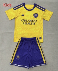 2026-27 Orlando City Away Yellow Kids/Youth Soccer Uniform-AY