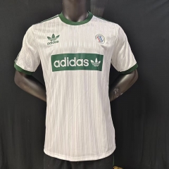 26-27 oasis Green White Thailand Soccer Jersey AAA-9606