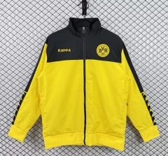 Retro Version 2011-2012 Borussia Dortmund Yellow Thailand Trench Coats-3257
