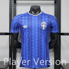 Player Version 2026-2027 Sweden Away Blue Thailand Soccer Jersey AAA-888